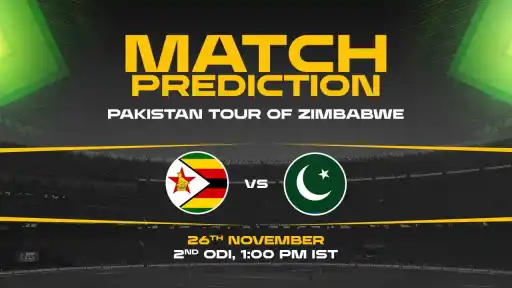 ZIM vs PAK 2nd ODI, Match Prediction- Who Will Win Today?